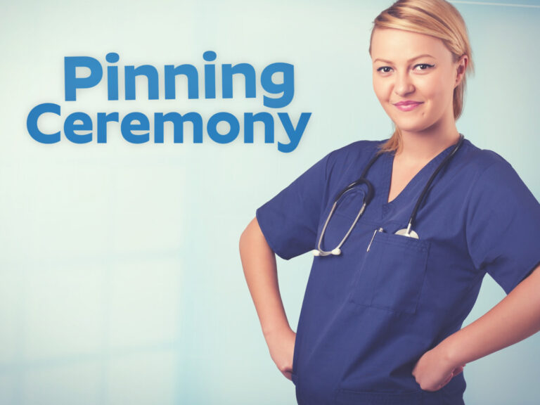 Feature image for article on nurse pinning ceremony invitation wording
