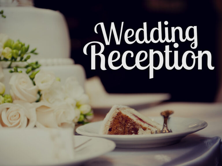 Feature image for article on wedding reception only invitation wording