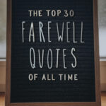 Pinterest pin for article on farewell quotes