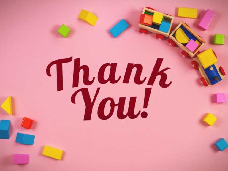 Feature image for article on thank you messages to daycare teachers