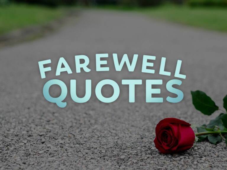 Feature image for article on farewell quotes
