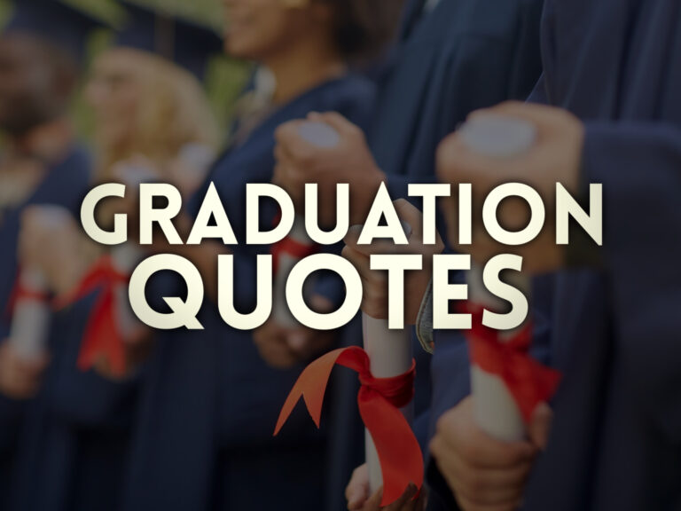Feature image for article on graduation quotes