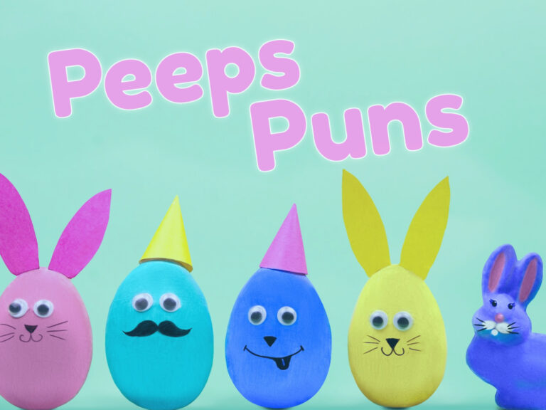Feature image for article on Peeps puns and sayings