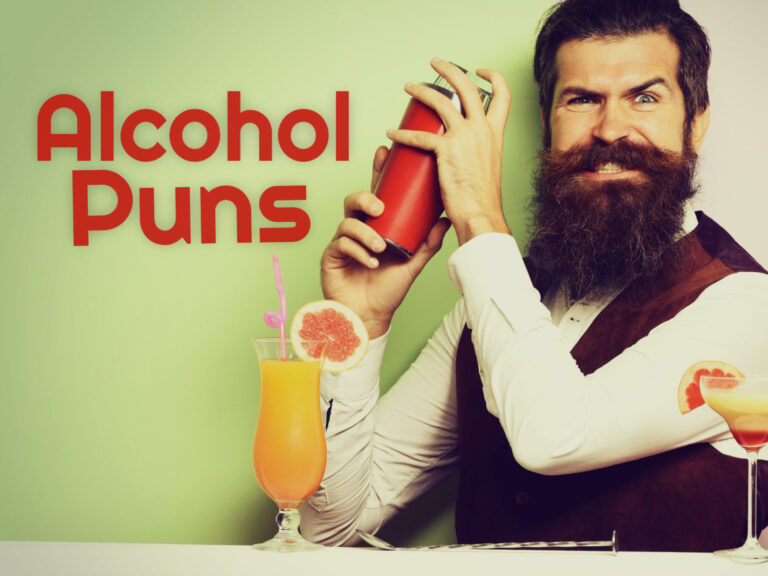 Feature image for article on alcohol puns