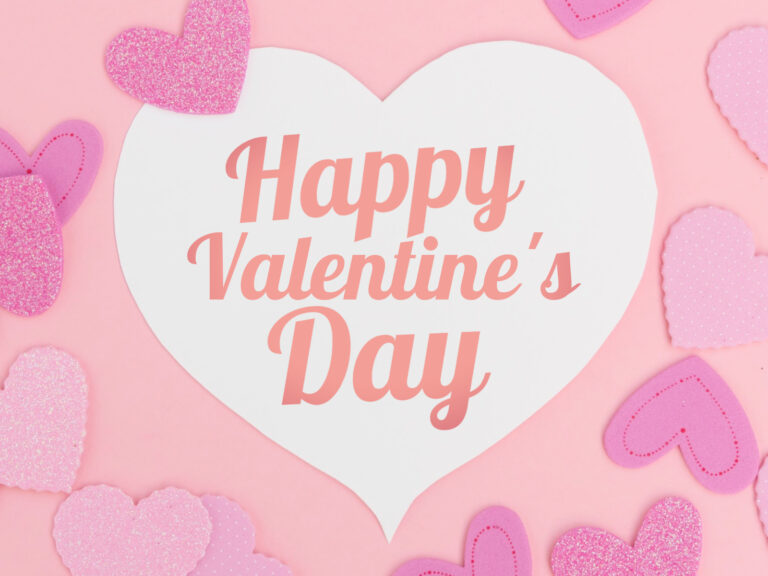 Feature image for article on how to wish a friend a Happy Valentine's Day