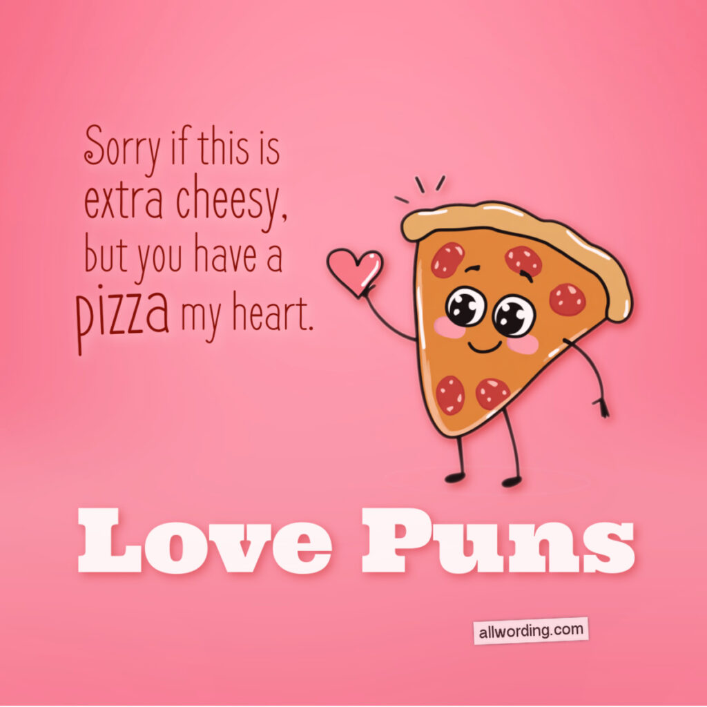 Illustration of a pun about love